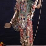 Lord Rama Brass Statue with Bow & Arrow | 26" x 20" x 15" (66 x 50.8 x 38.1 cm) | 16 kg Superfine Stonework Murti | Temple Grade Divine Art | Handcrafted